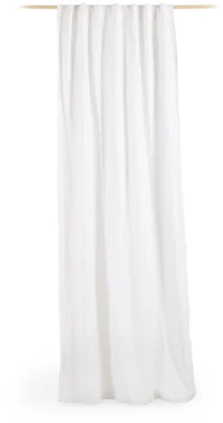 Marja, gardin, hvit, H270x140, stoff