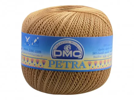 DMC Petra nr. 8 Heklegarn Unicolor 53045 Beige